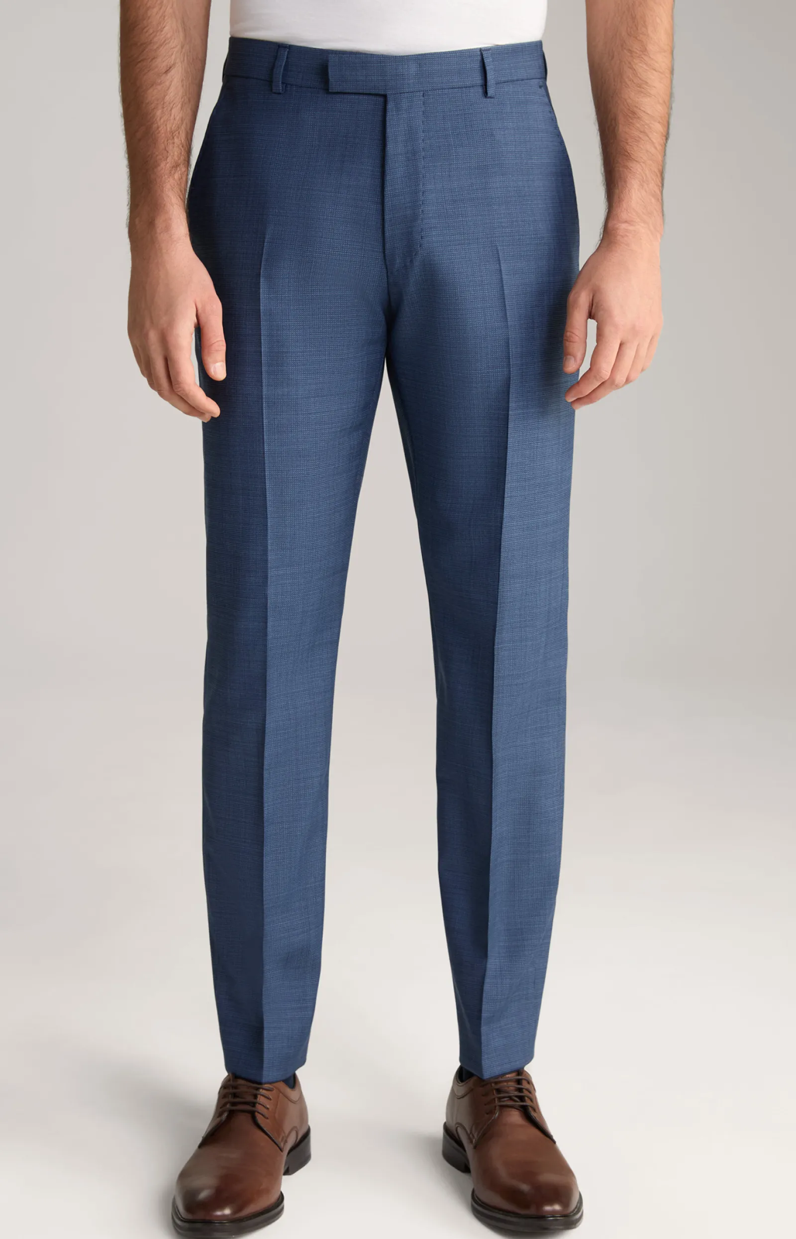 JOOP! Hosen & Chinos | Bekleidung*Baukasten-Anzughose Brad in Blau strukturiert