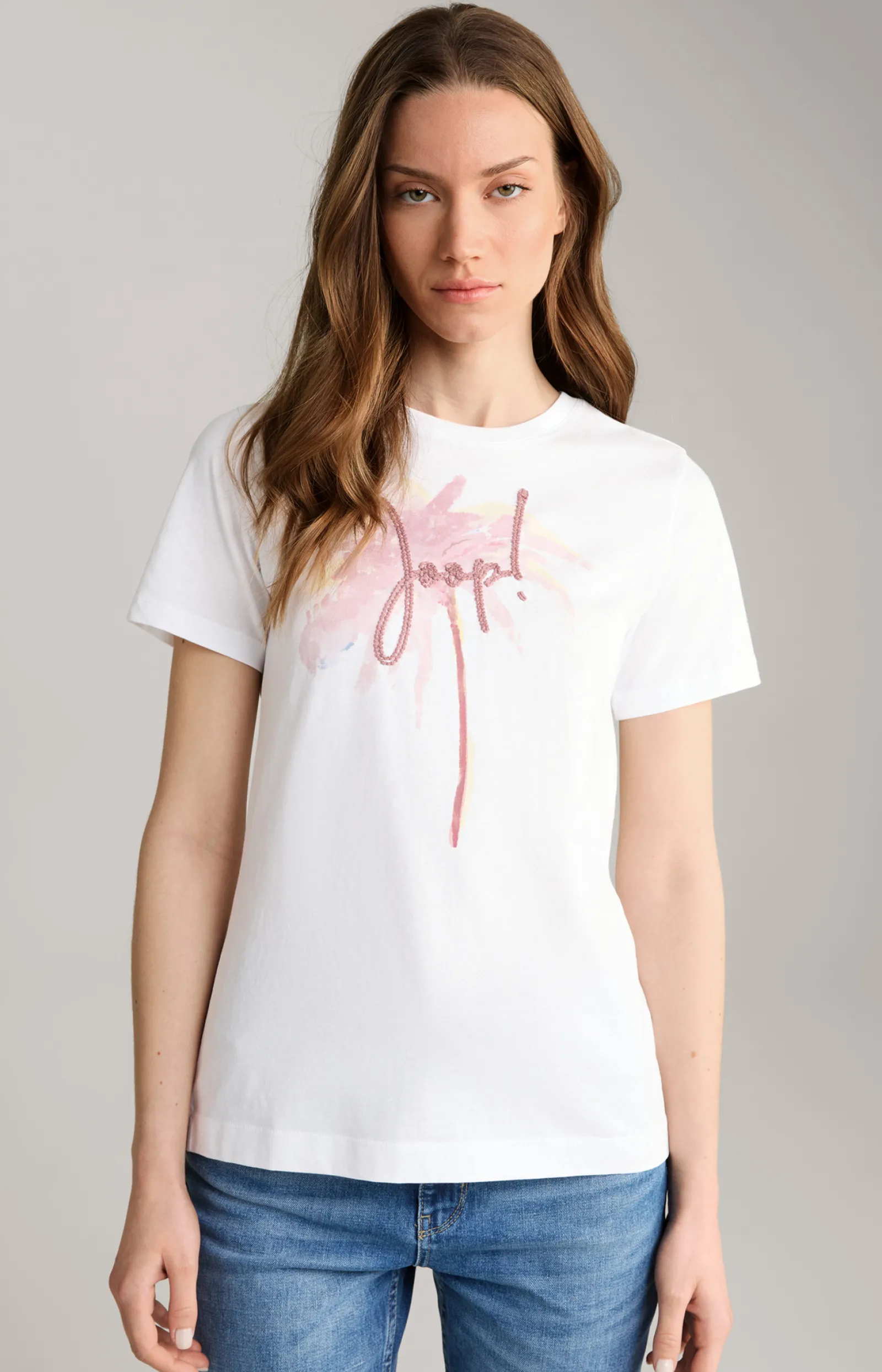 JOOP! Shirts & Sweats | Bekleidung*Baumwoll-T-Shirt in /Altrosa