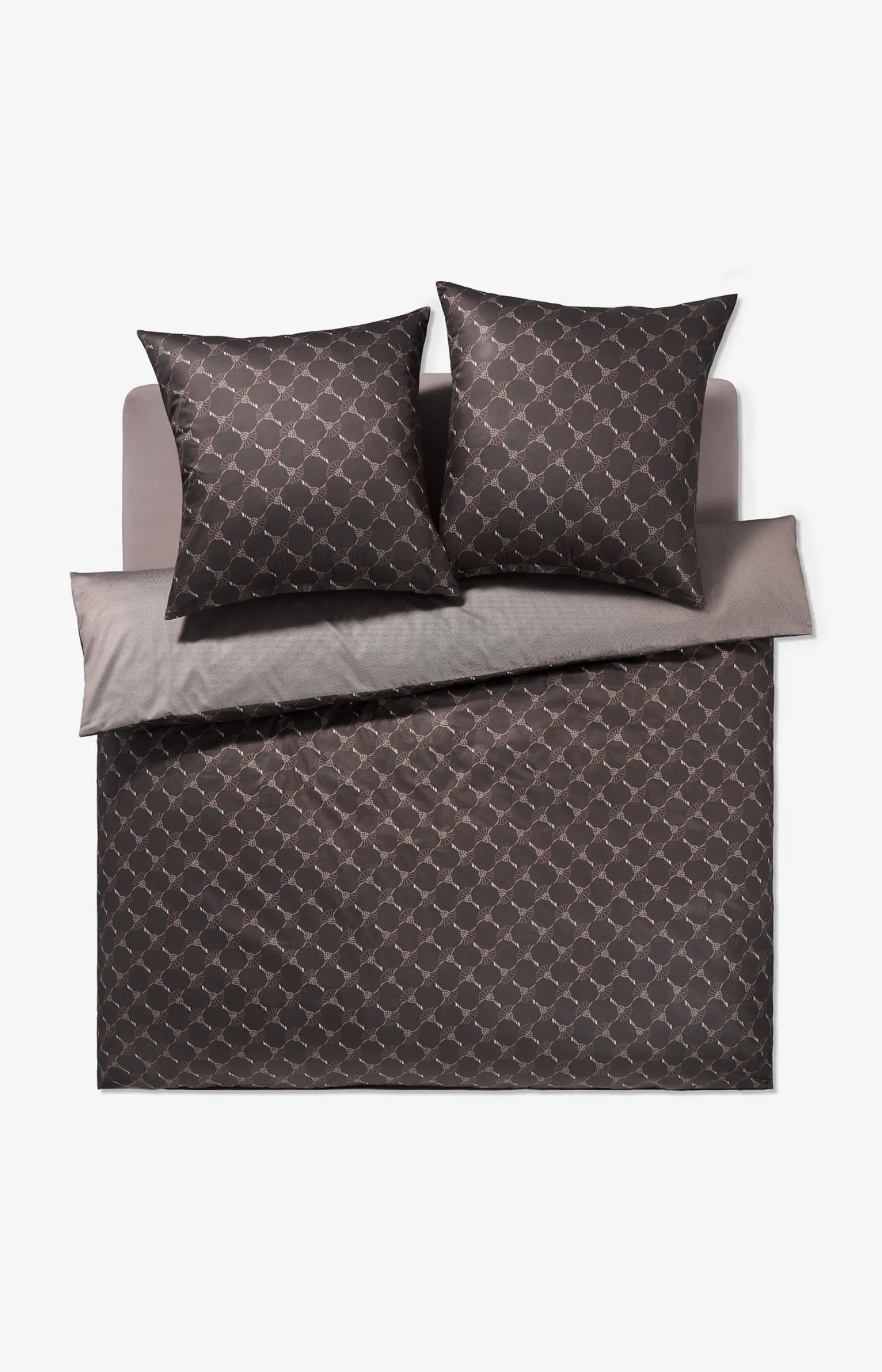 JOOP! Bettwäsche*Bettwäsche Cornflower Double in Shiny Black,