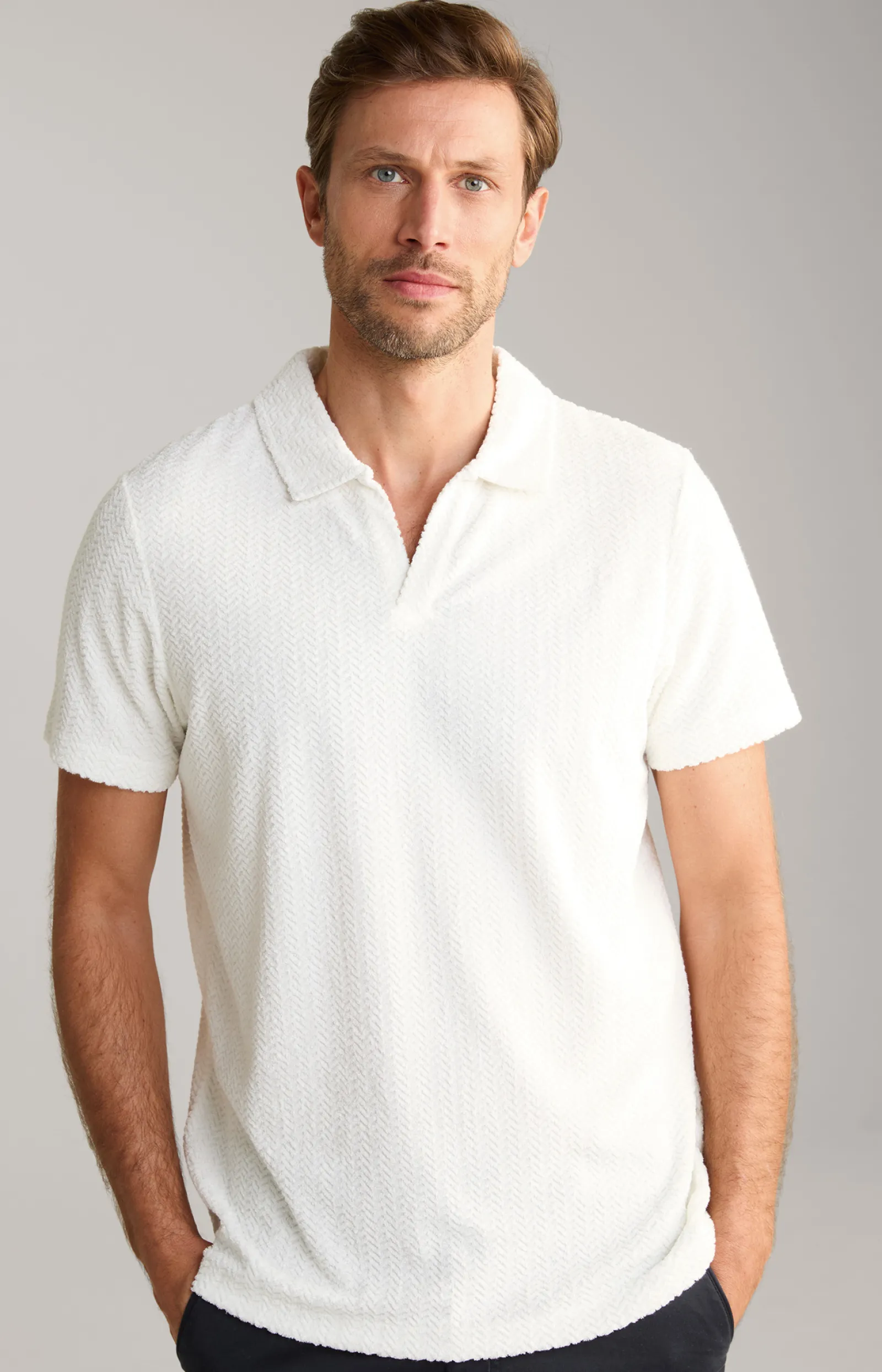 JOOP! T-Shirts&Sweats | Bekleidung*Frottee-Polohemd Piero in strukturiert