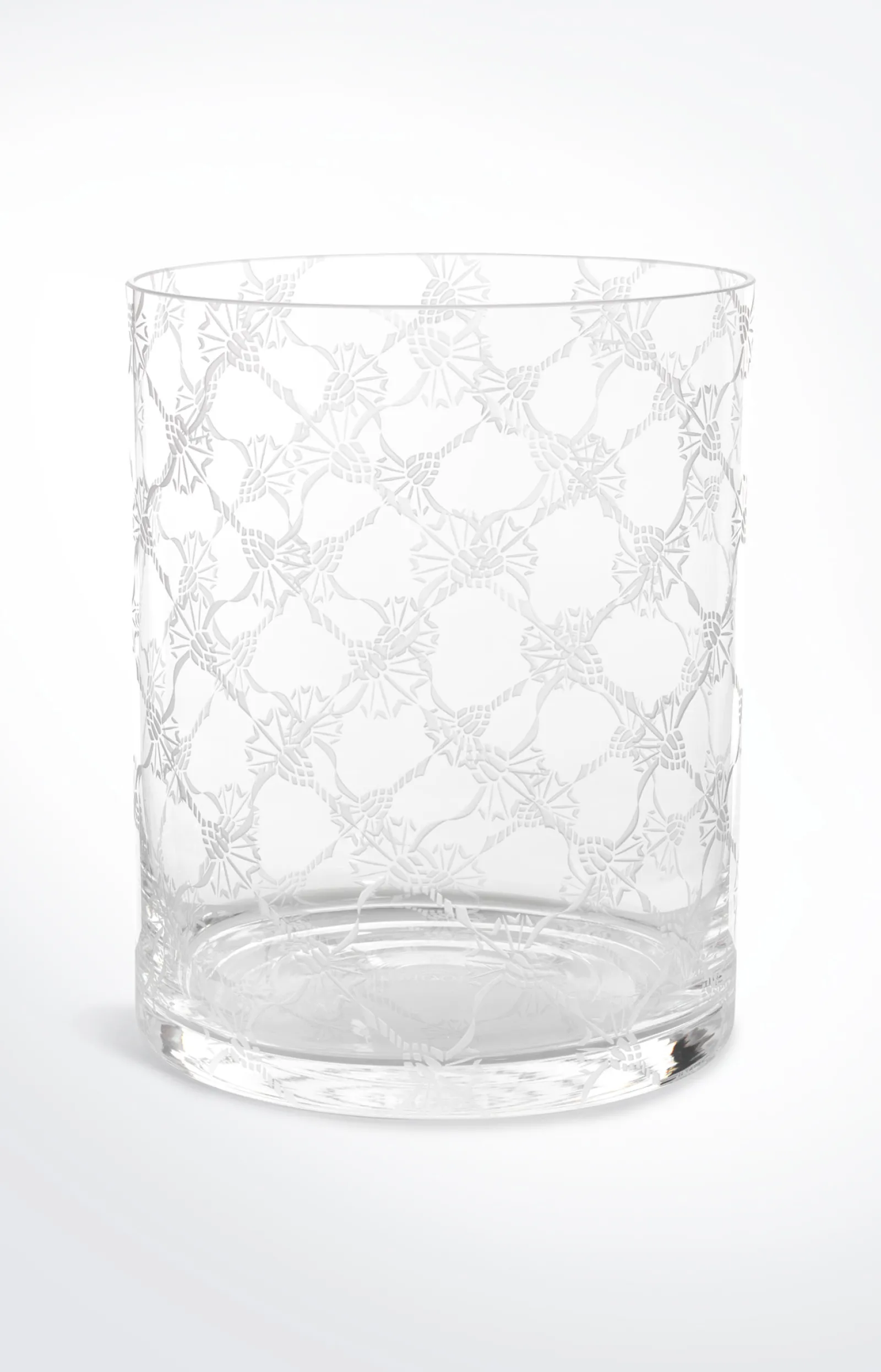 JOOP! Wohn-Accessoires | Tischaccessoires*Kristallvase Allover (22x18), Weiß