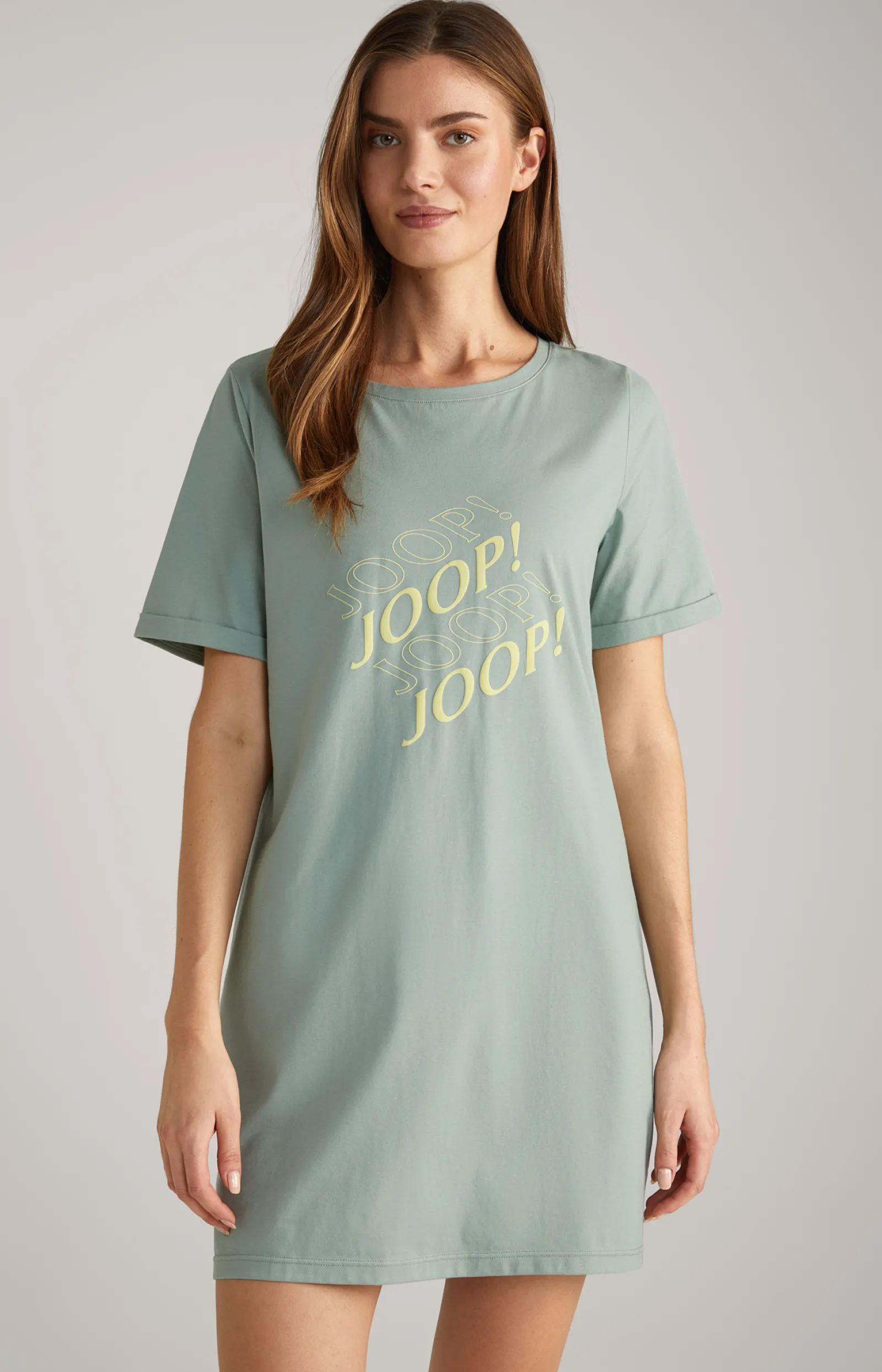JOOP! Loungewear & Nachtwäsche | Bekleidung*Loungewear Longshirt in Sea Grass