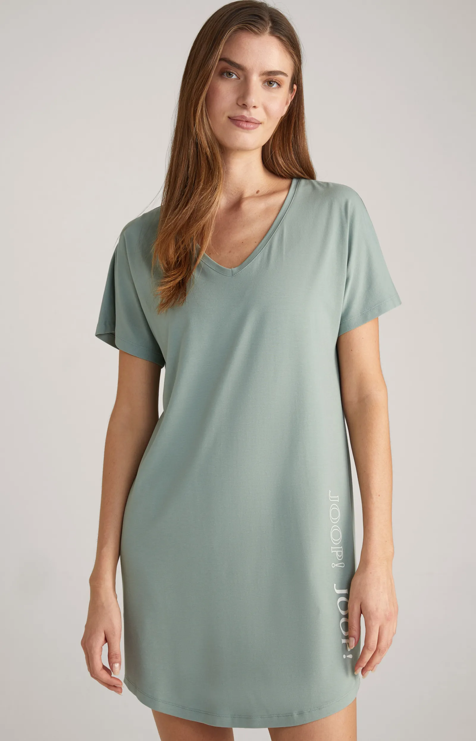 JOOP! Loungewear & Nachtwäsche | Bekleidung*Loungewear Longshirt in Sea Grass