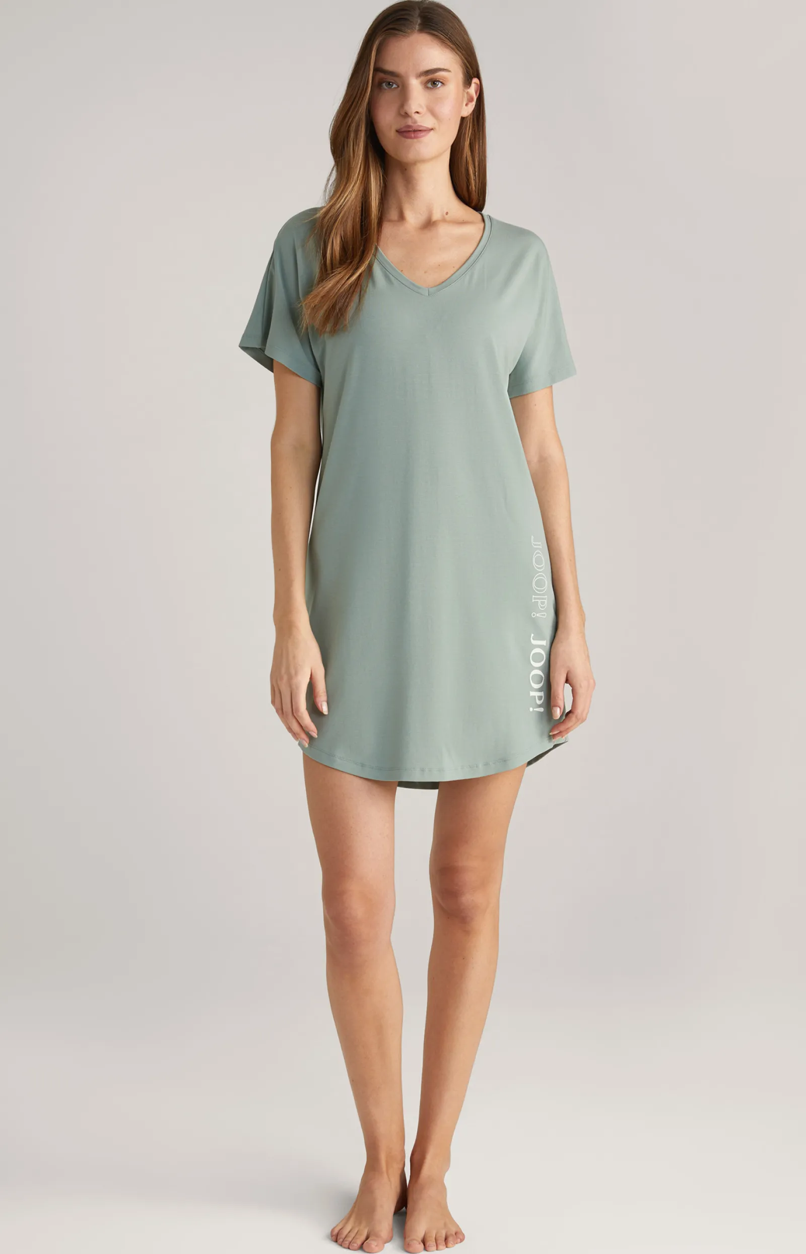 JOOP! Loungewear & Nachtwäsche | Bekleidung*Loungewear Longshirt in Sea Grass