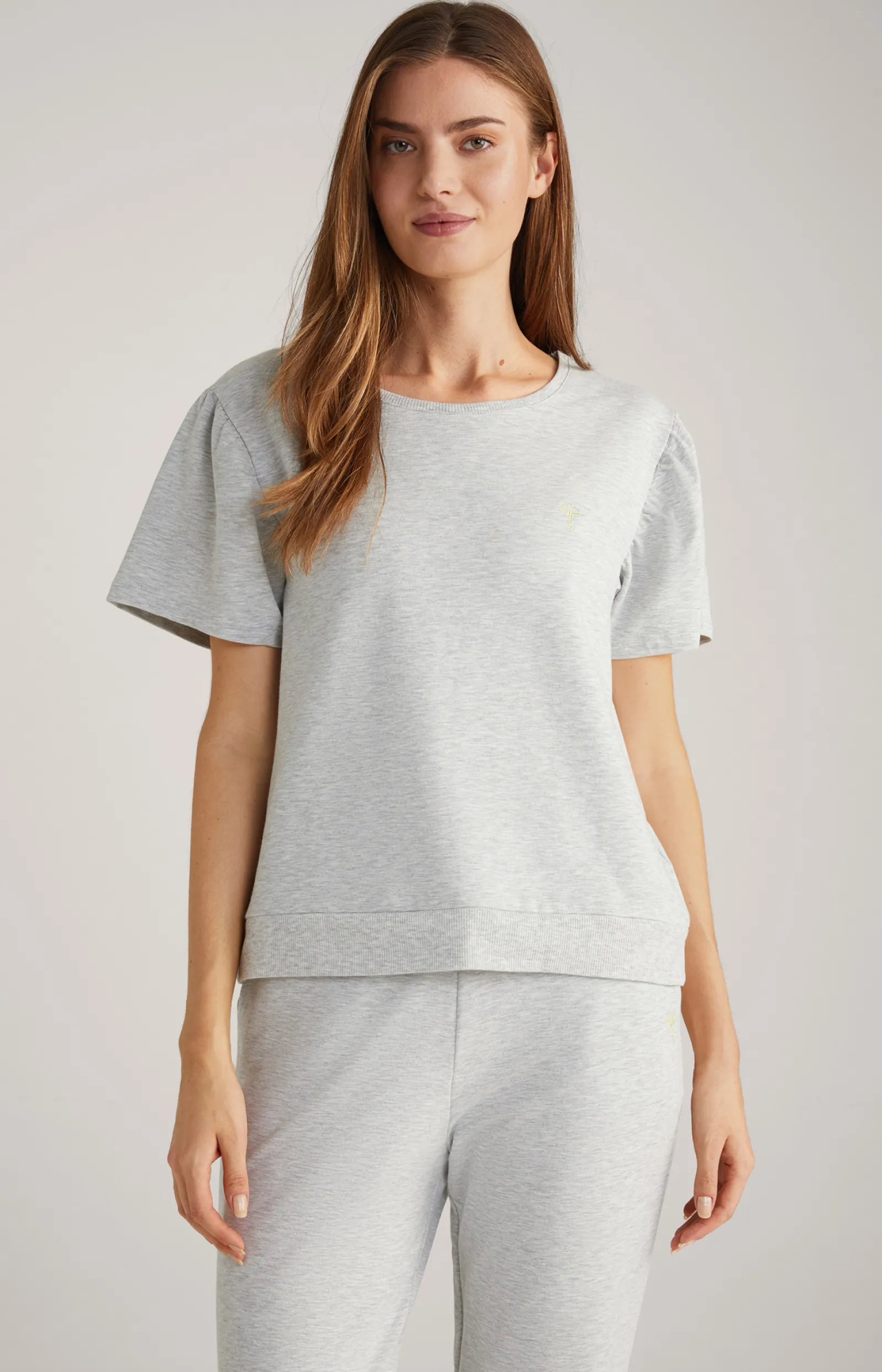 JOOP! Loungewear & Nachtwäsche | Bekleidung*Loungewear Shirt in Grey Melange