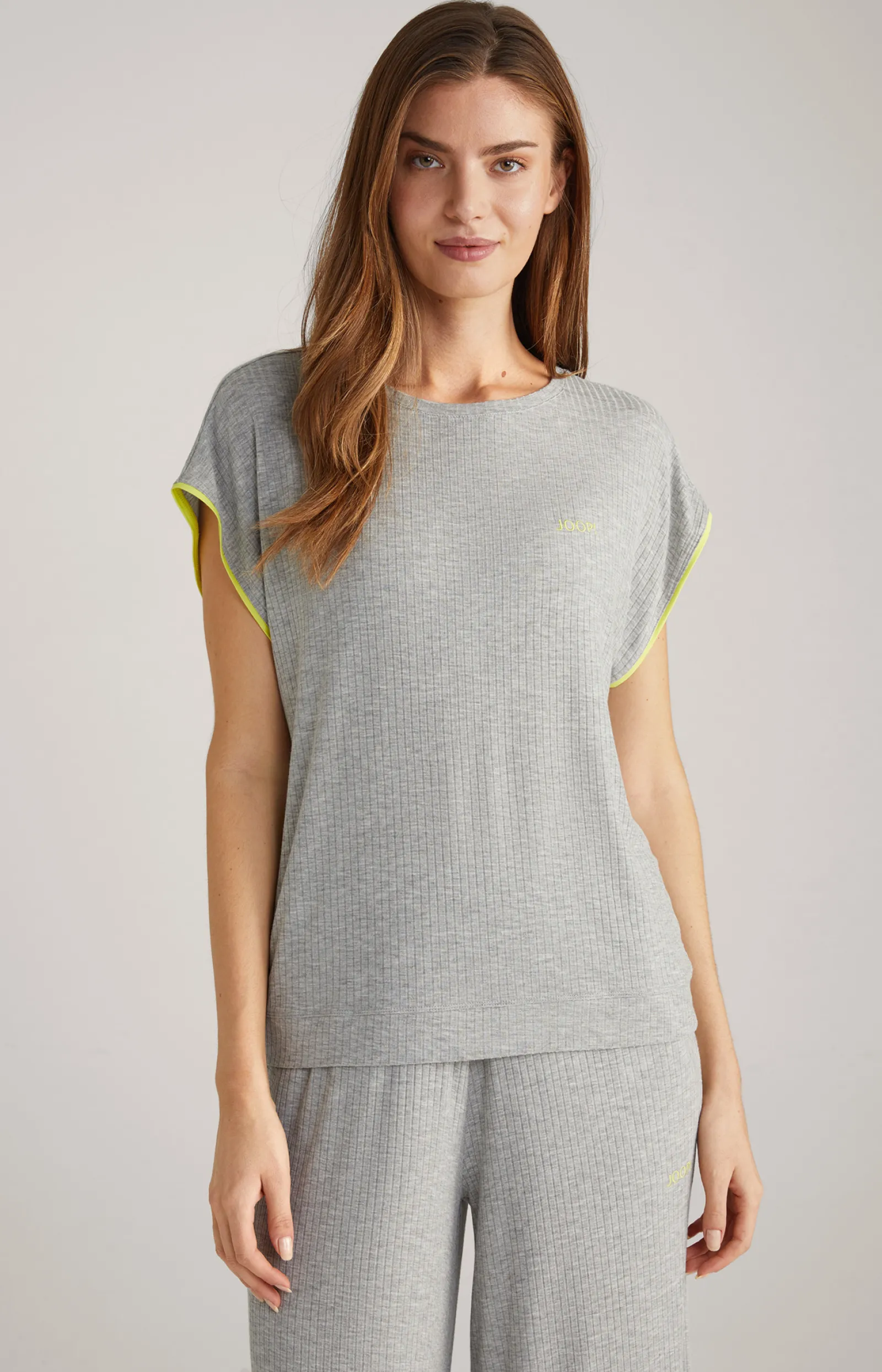 JOOP! Loungewear & Nachtwäsche | Bekleidung*Loungewear Shirt in Grey Melange