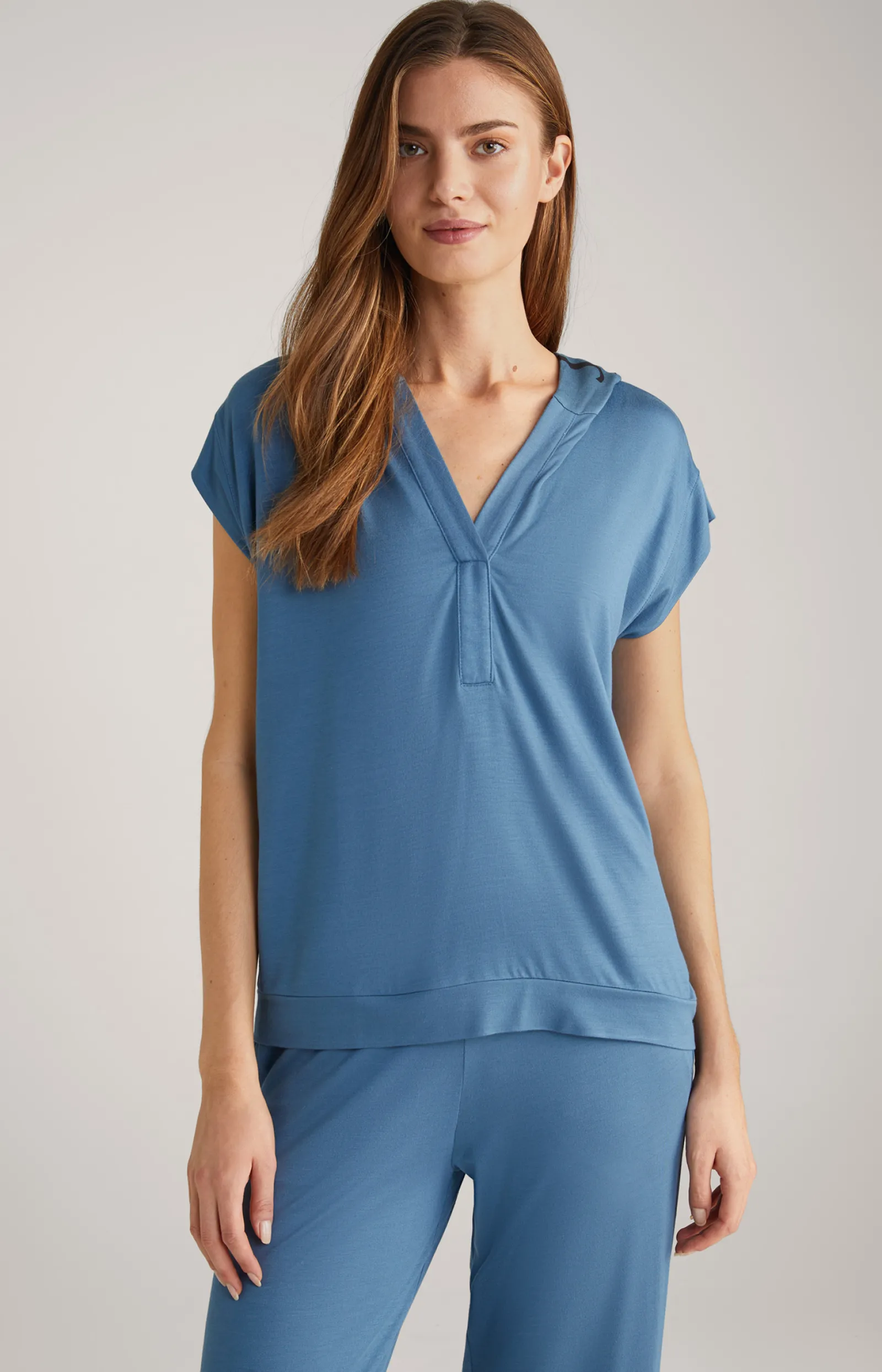 JOOP! Loungewear & Nachtwäsche | Bekleidung*Loungewear Shirt in Ocean Blue