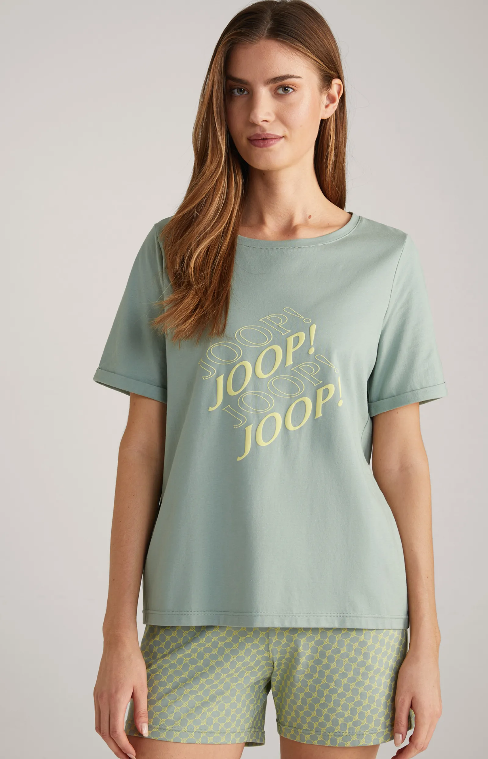 JOOP! Loungewear & Nachtwäsche | Bekleidung*Loungewear Shirt in Sea Grass