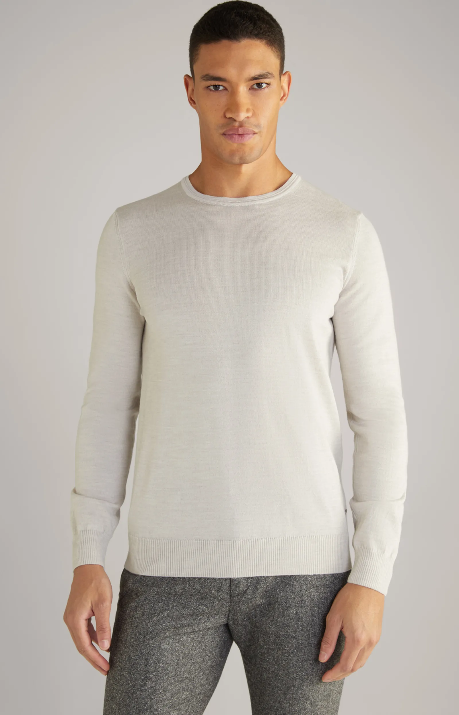 JOOP! Strick*Merinowoll-Pullover Denny in Beige