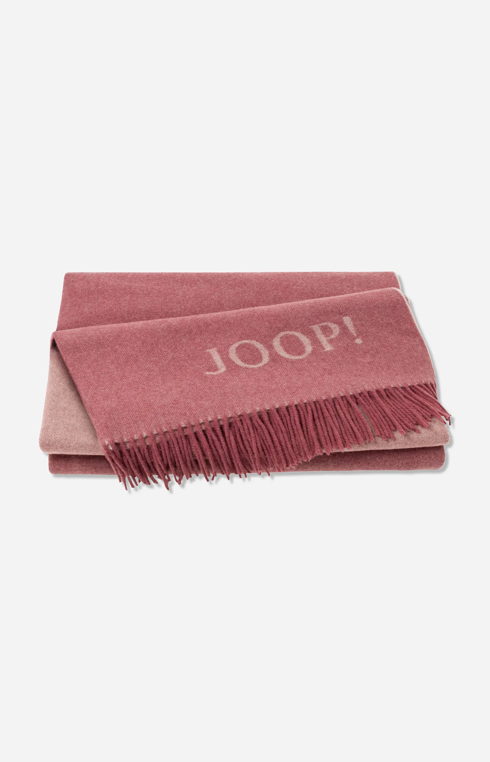 JOOP! Plaids & Decken*Plaid FINE-DOUBLEFACE in Rouge-Nude
