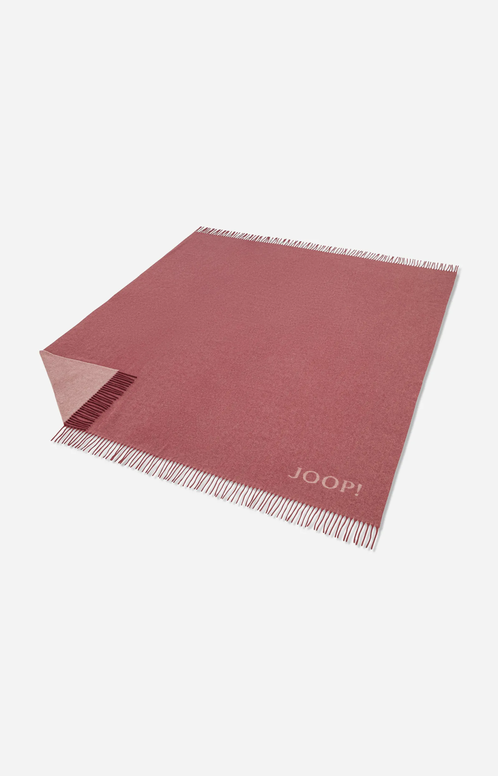 JOOP! Plaids & Decken*Plaid FINE-DOUBLEFACE in Rouge-Nude