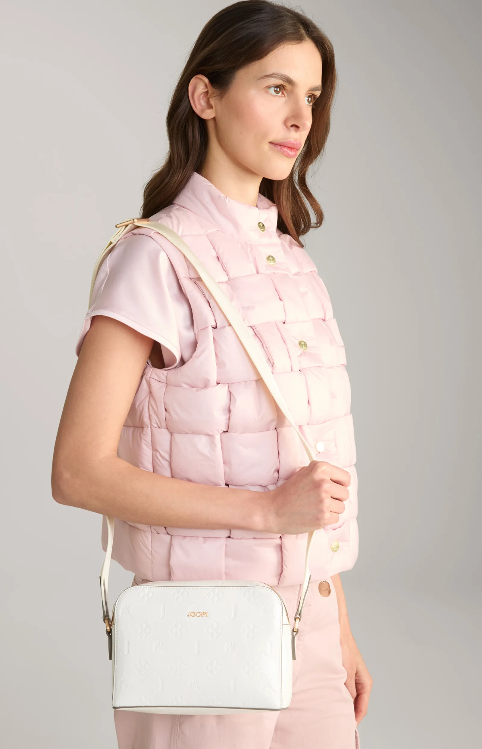 JOOP! Taschen*Schultertasche Decoro Lucente Cloe in Weiß