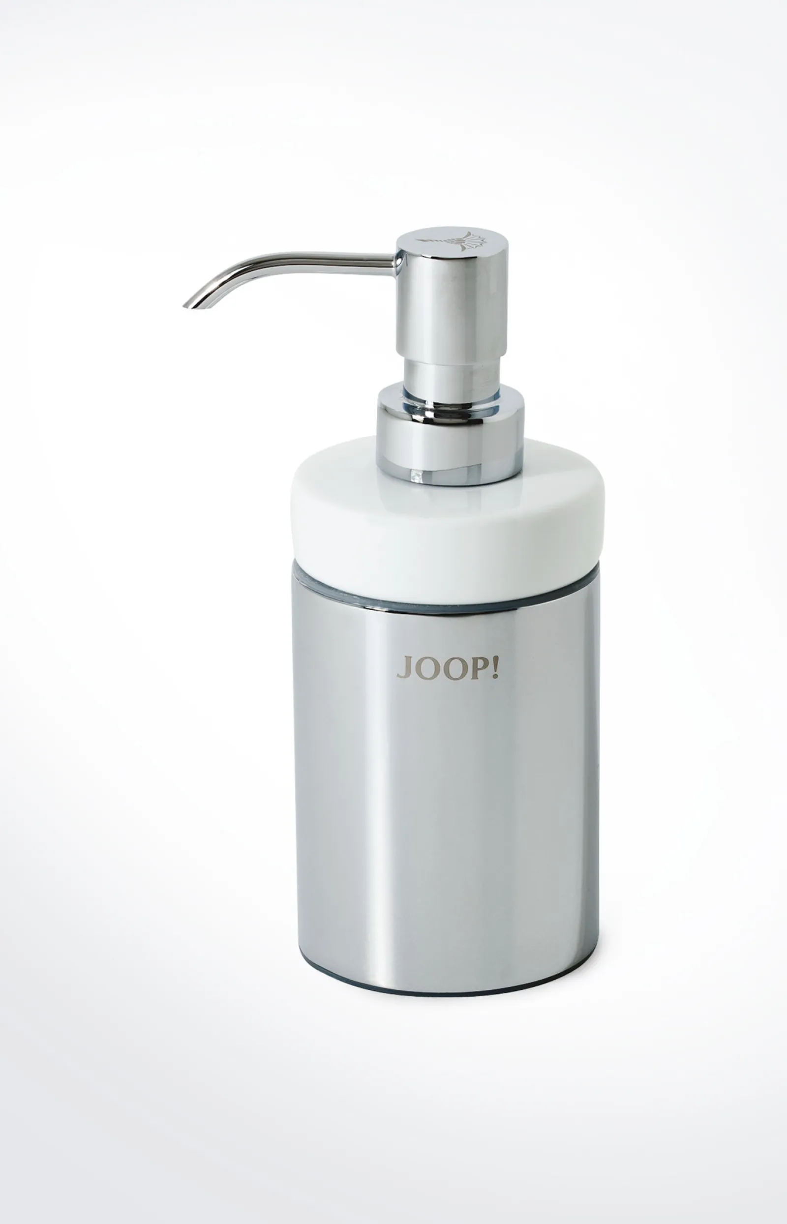 JOOP! Bad-Accessoires*Seifenspender Chromeline, Silber/Weiß