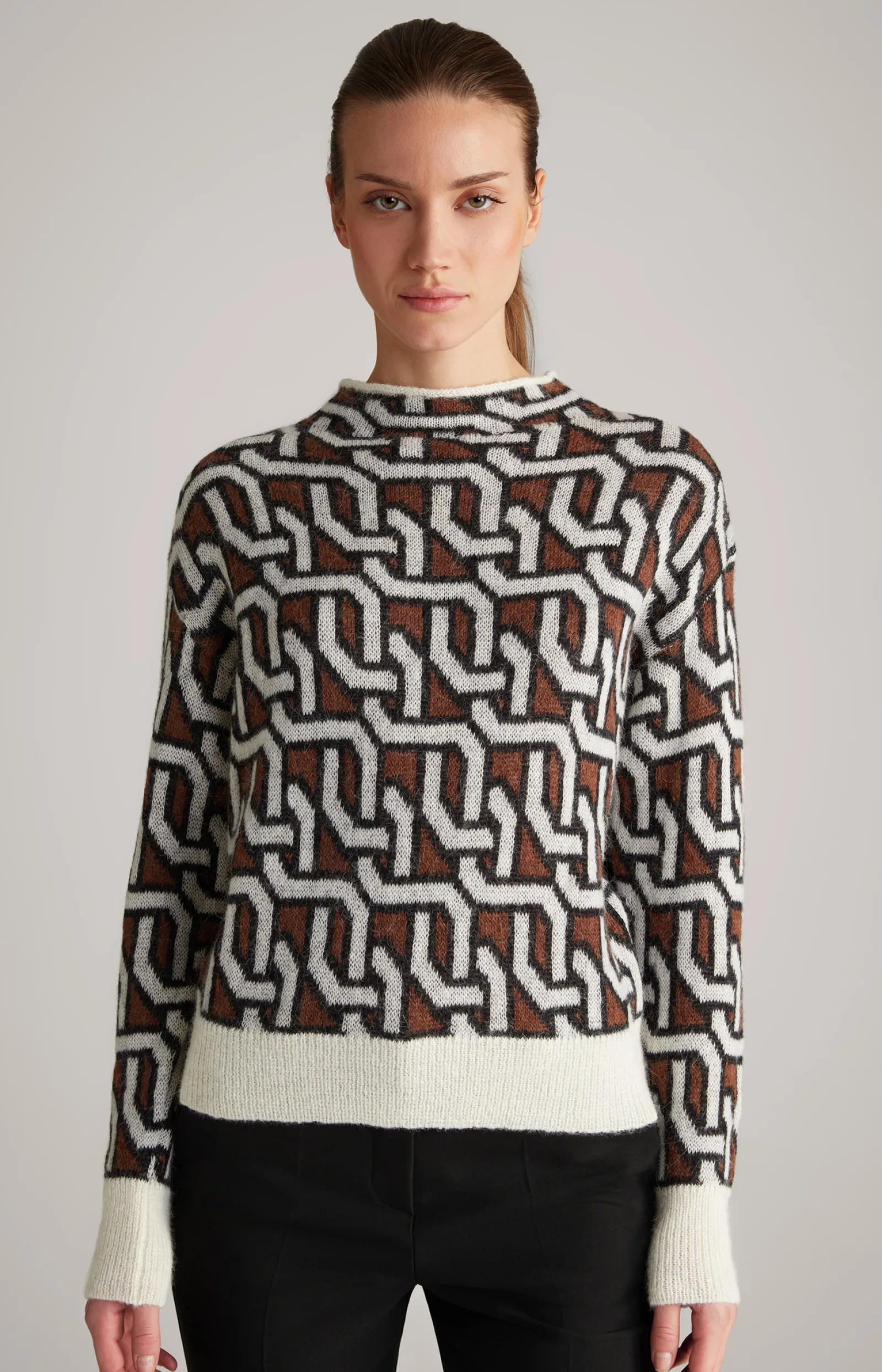 JOOP! Strick | Bekleidung*Strick-Pullover in gemustert