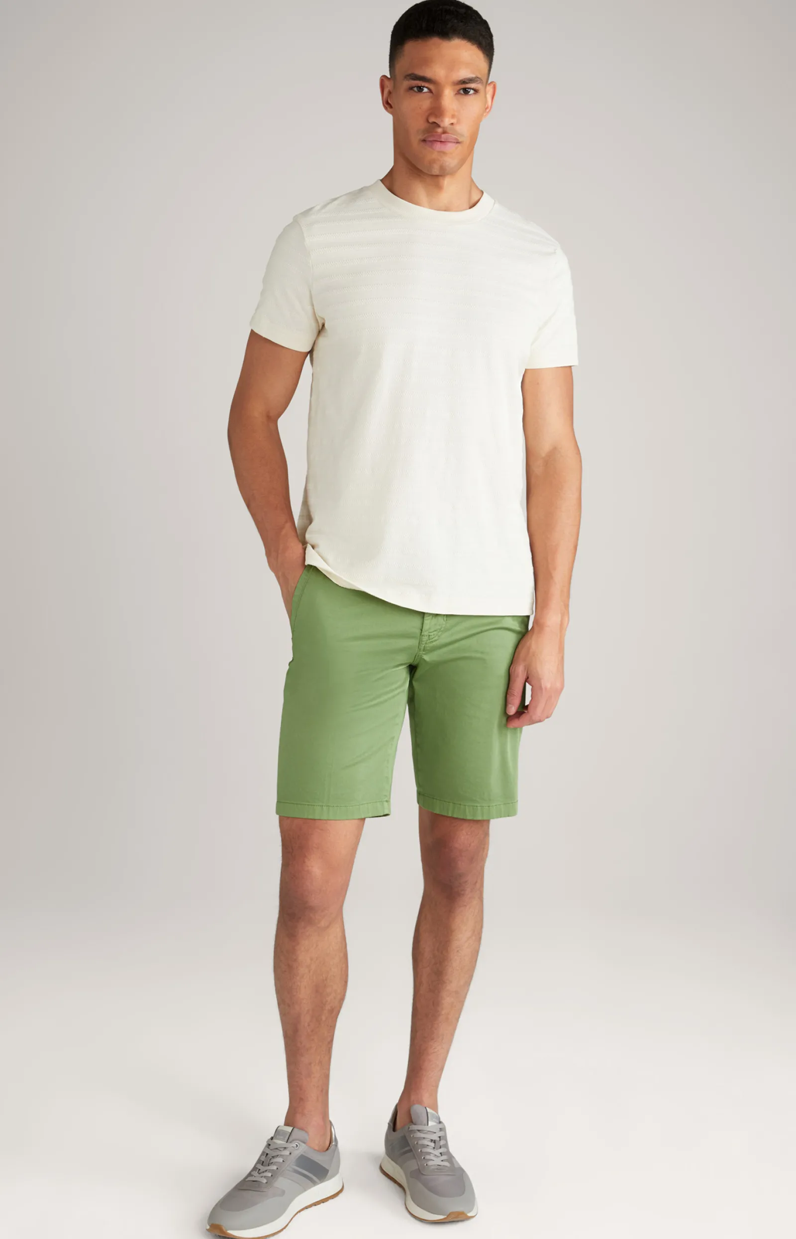 JOOP! T-Shirts&Sweats*T-Shirt Carisio in Beige gestreift
