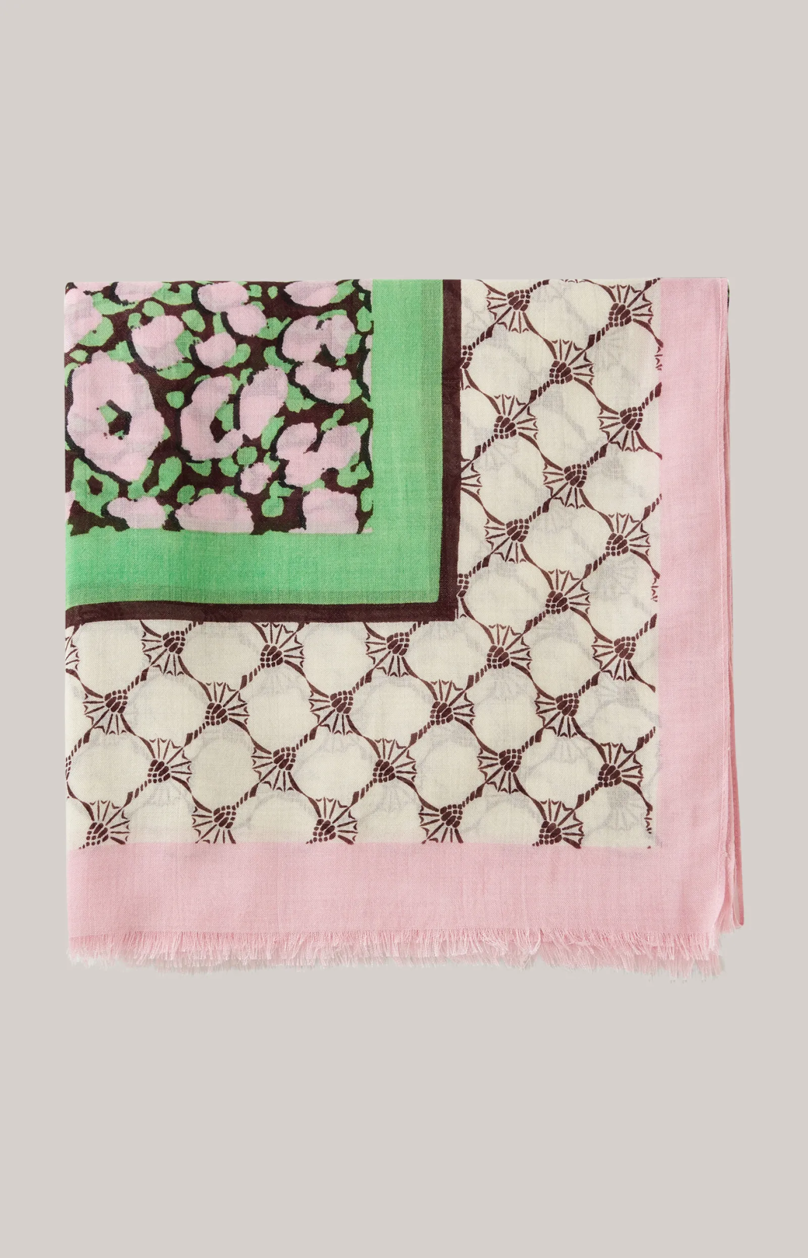 JOOP! Schals & Caps*Tuch in Rosa-Grün gemustert