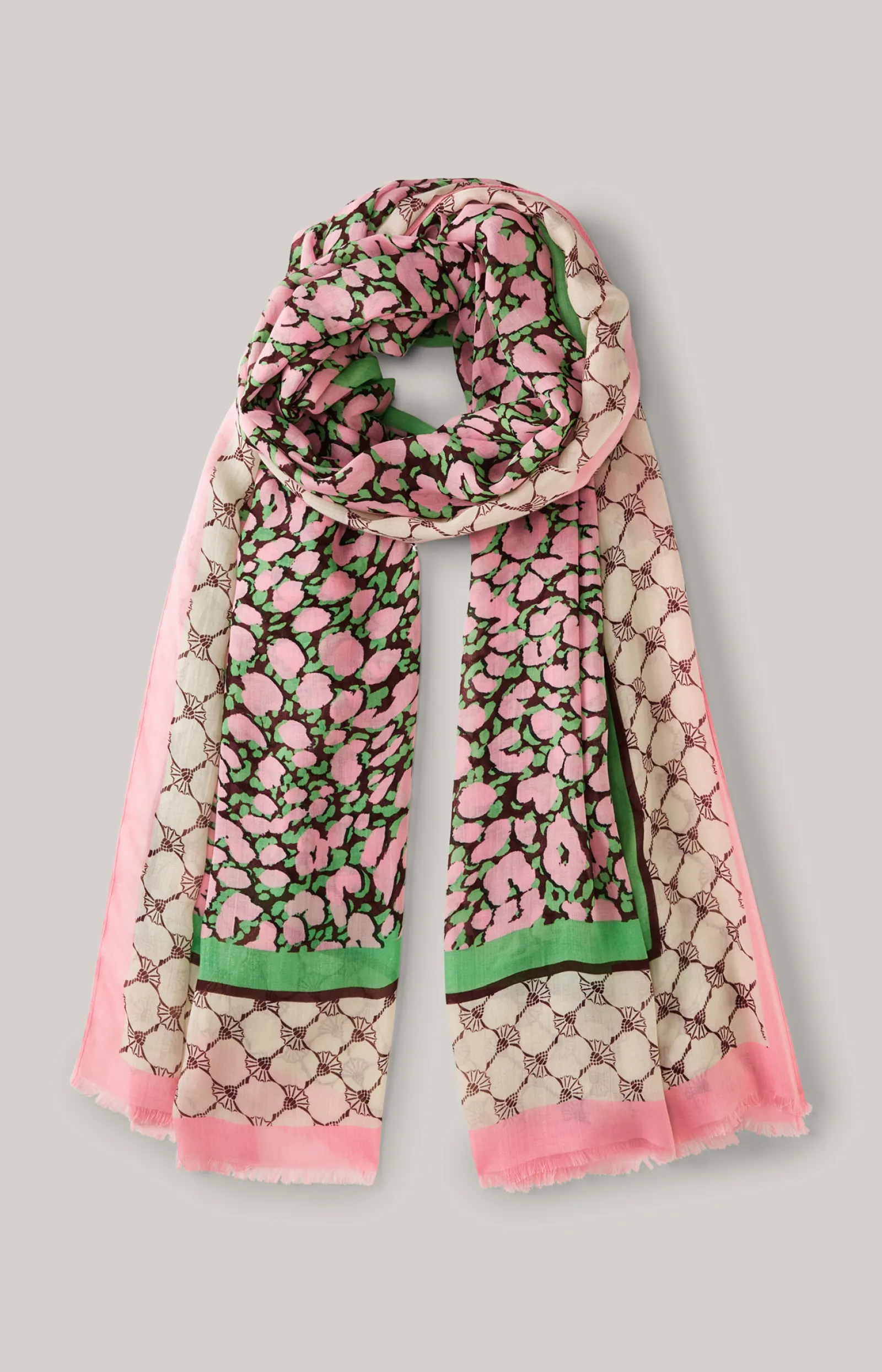 JOOP! Schals & Caps*Tuch in Rosa-Grün gemustert