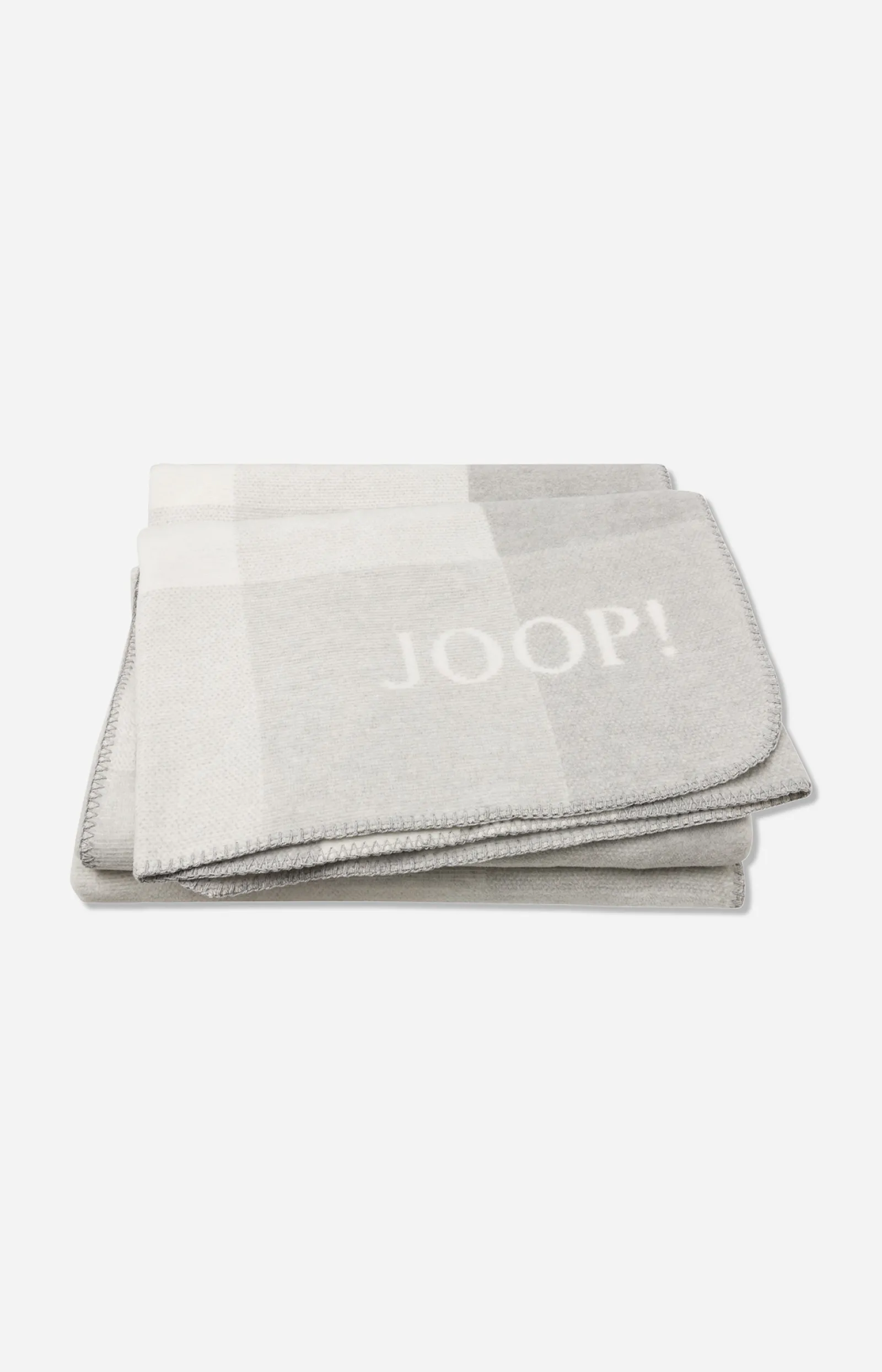 JOOP! Plaids & Decken*Wohndecke MESH in Stein