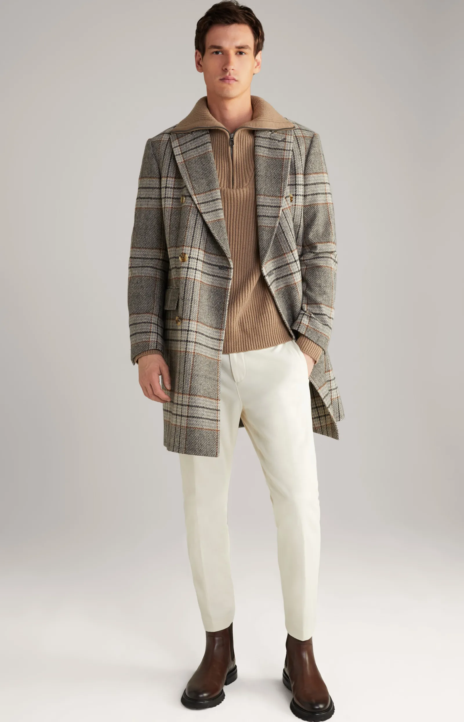 JOOP! Strick*Wool-Mix-Pullover Brunor in